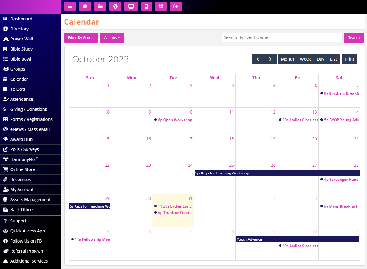 Shared Calendar